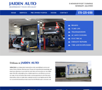 Jaiden Auto web design