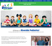 Riverside Pediatrics web design