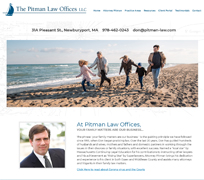 Pitman Law offices website