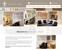 website design for salon business