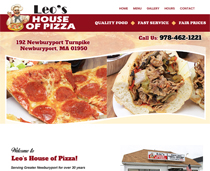 website of pizza business in newburyport